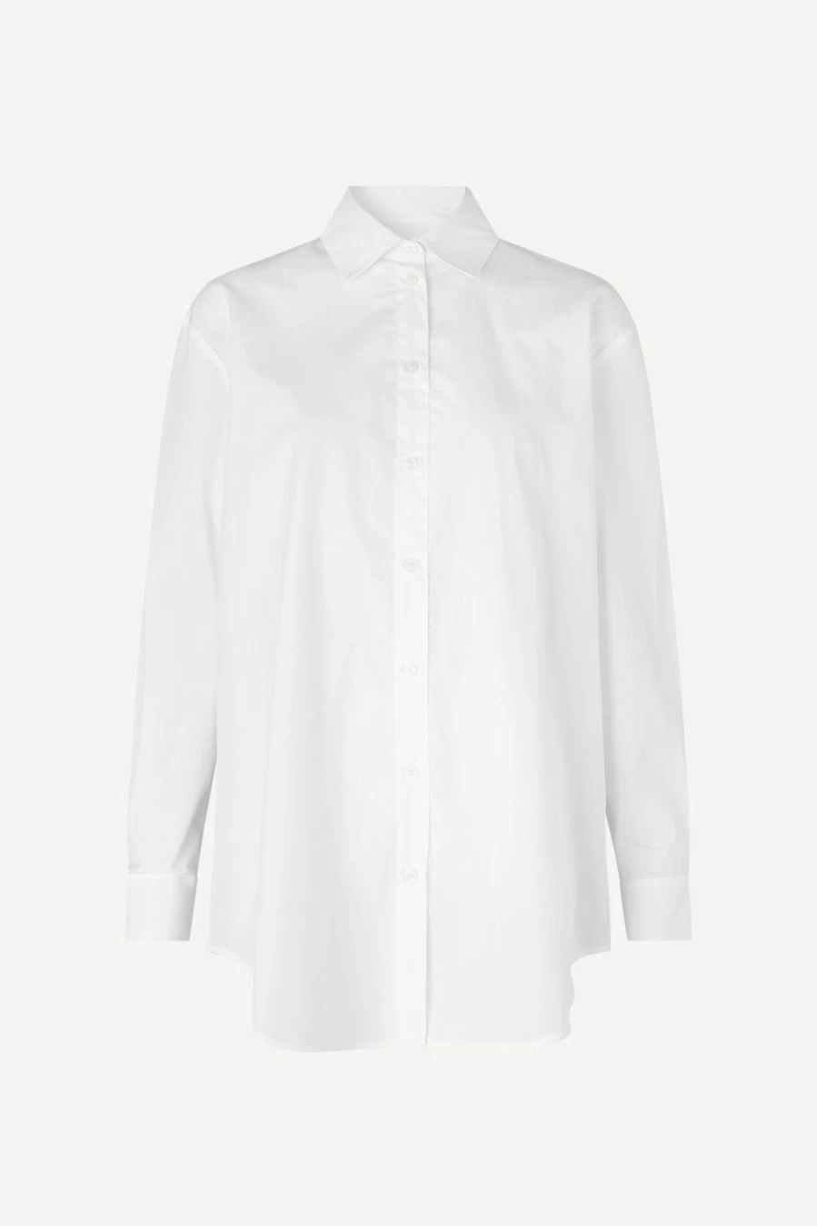 Samsoe Samsoe Women's Haley Shirt in White - Classic Casual Top