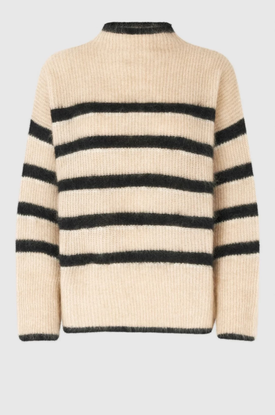 Second Female Women's Ovala Knit Turtleneck Sweater in Oxford Tan