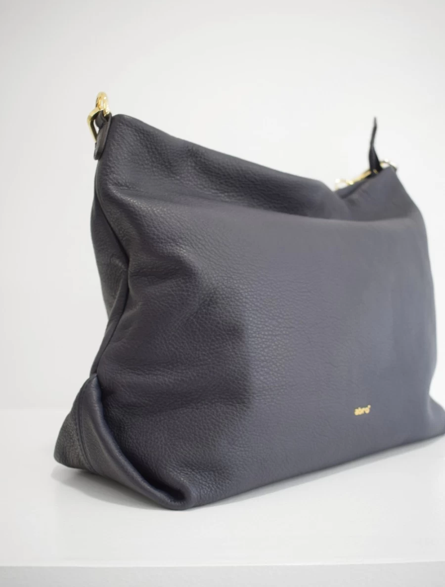 Abro Women's Hobo Poppy Bag in Navy & Gold - Stylish Shoulder Handbag for Women