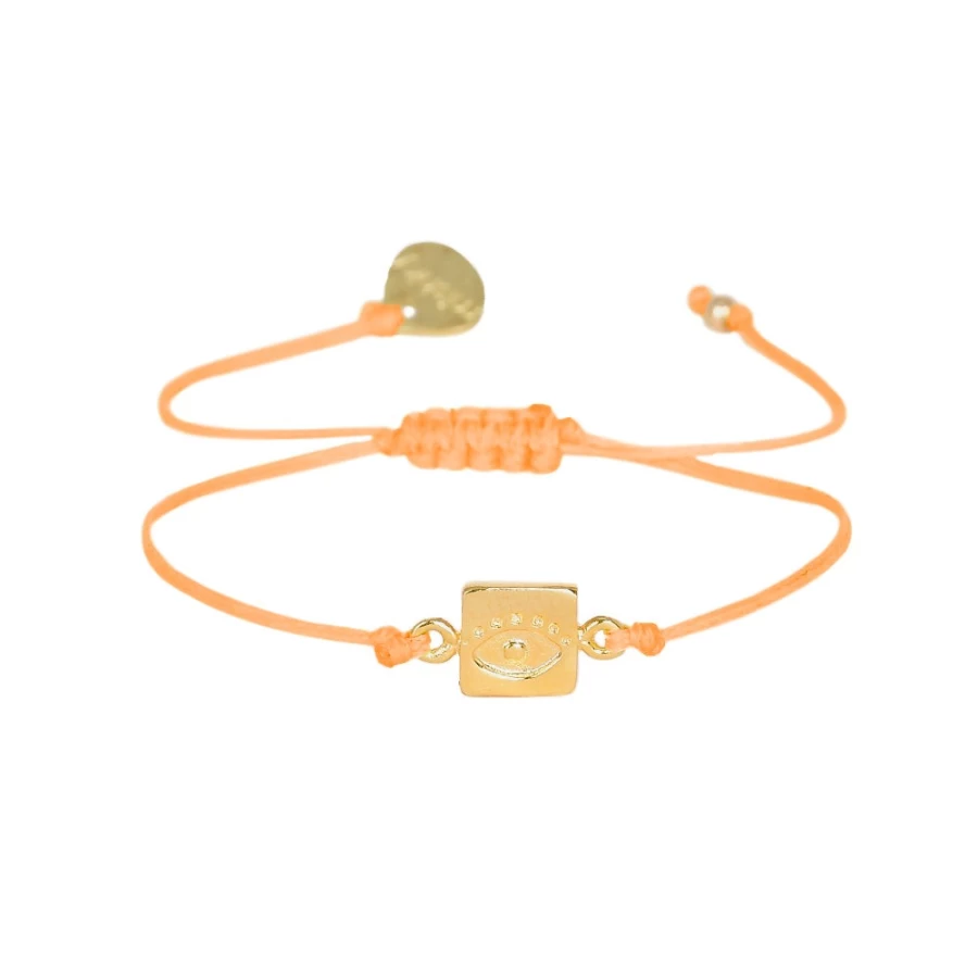 Mishky Women's Bright Sight Neon Orange Glow Bracelet for Safety & Style