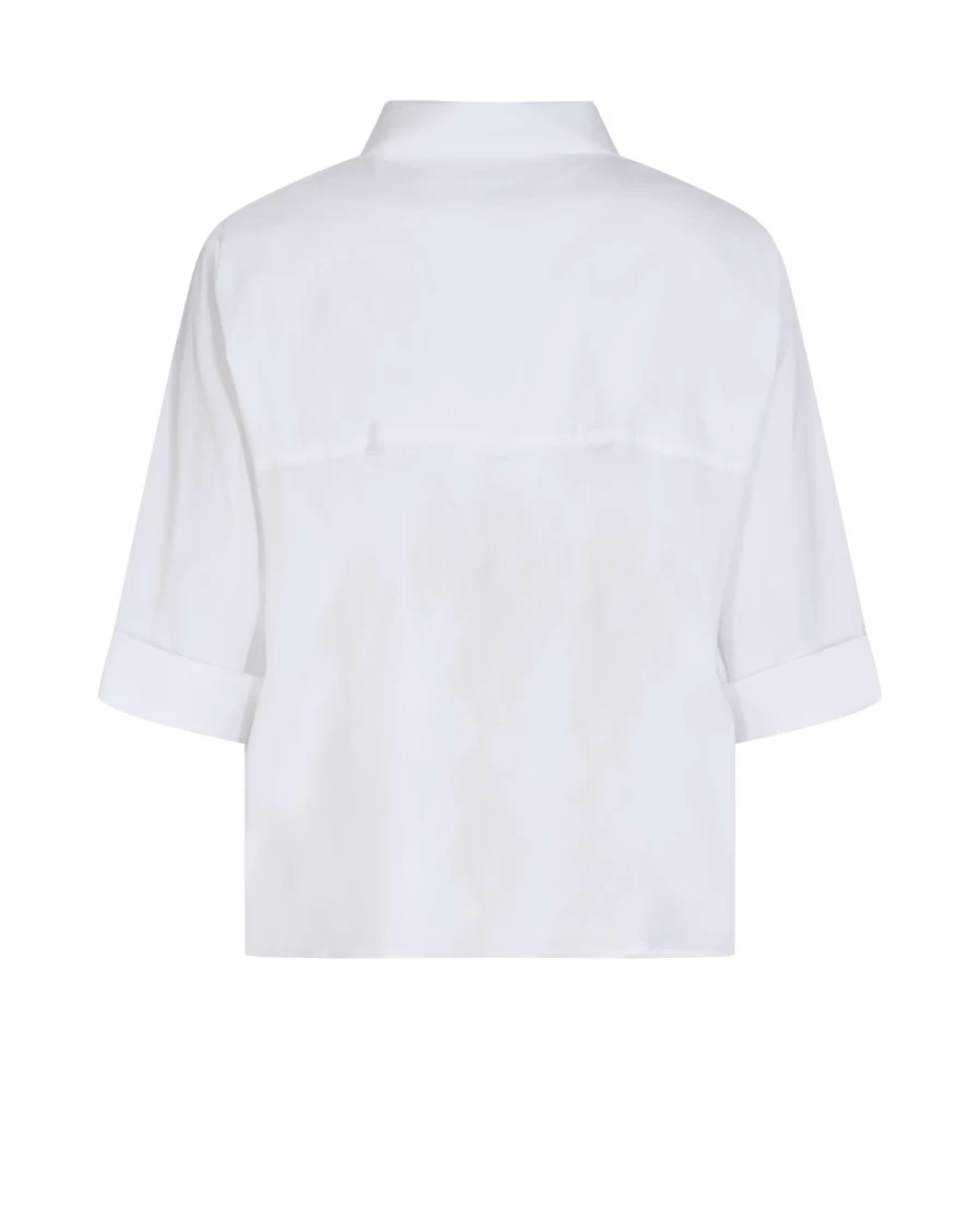 Mos Mosh Women's Boxy Shirt in White - Mmhilde Style Casual Top