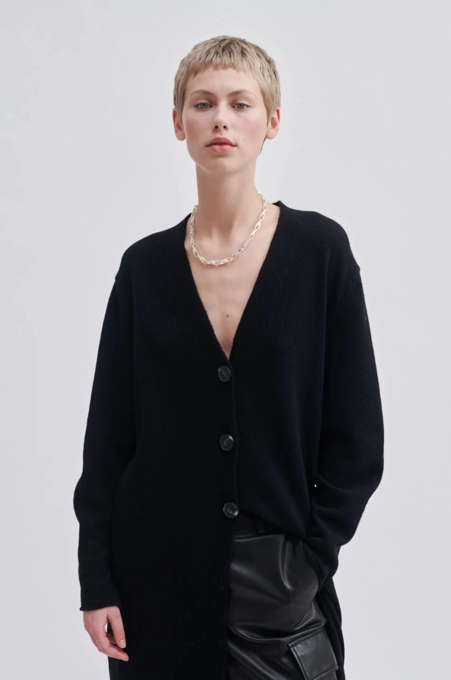 Second Women's Tella Knit Cardigan – Soft Comfortable Open-Front Sweater