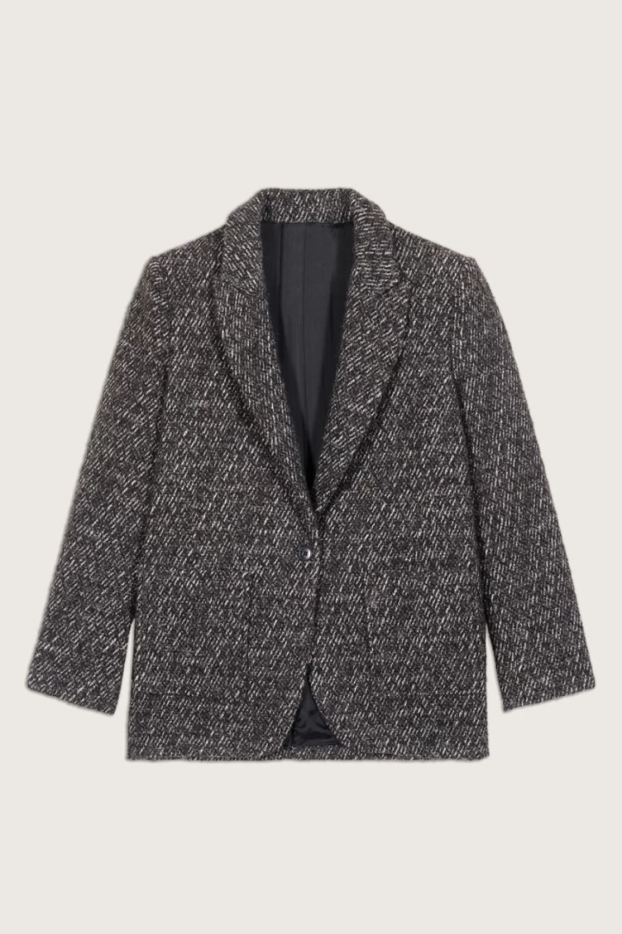 ba&sh Women's Lost Blazer in Maroon - Stylish Tailored Jacket for Women