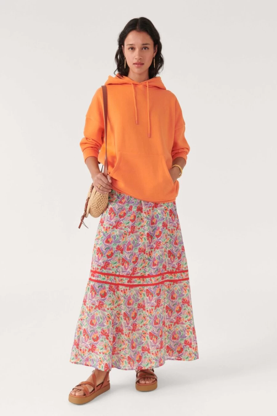 ba&sh Women's Aliya Skirt in Ecru - Elegant Casual Style