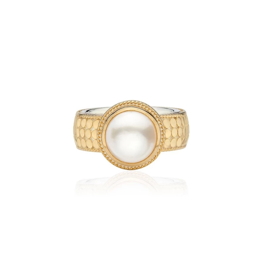 Anna Beck Women's Pearl Cocktail Ring - Elegant Pearl Jewelry for Women