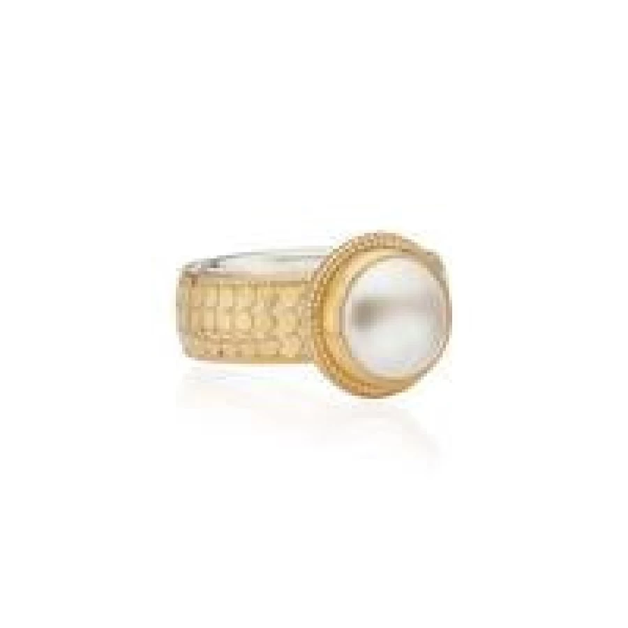 Anna Beck Women's Pearl Cocktail Ring - Elegant Pearl Jewelry for Women