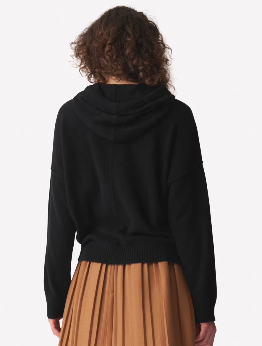 Brodie Women's Hattie Hoodie - Black Pullover Sweatshirt
