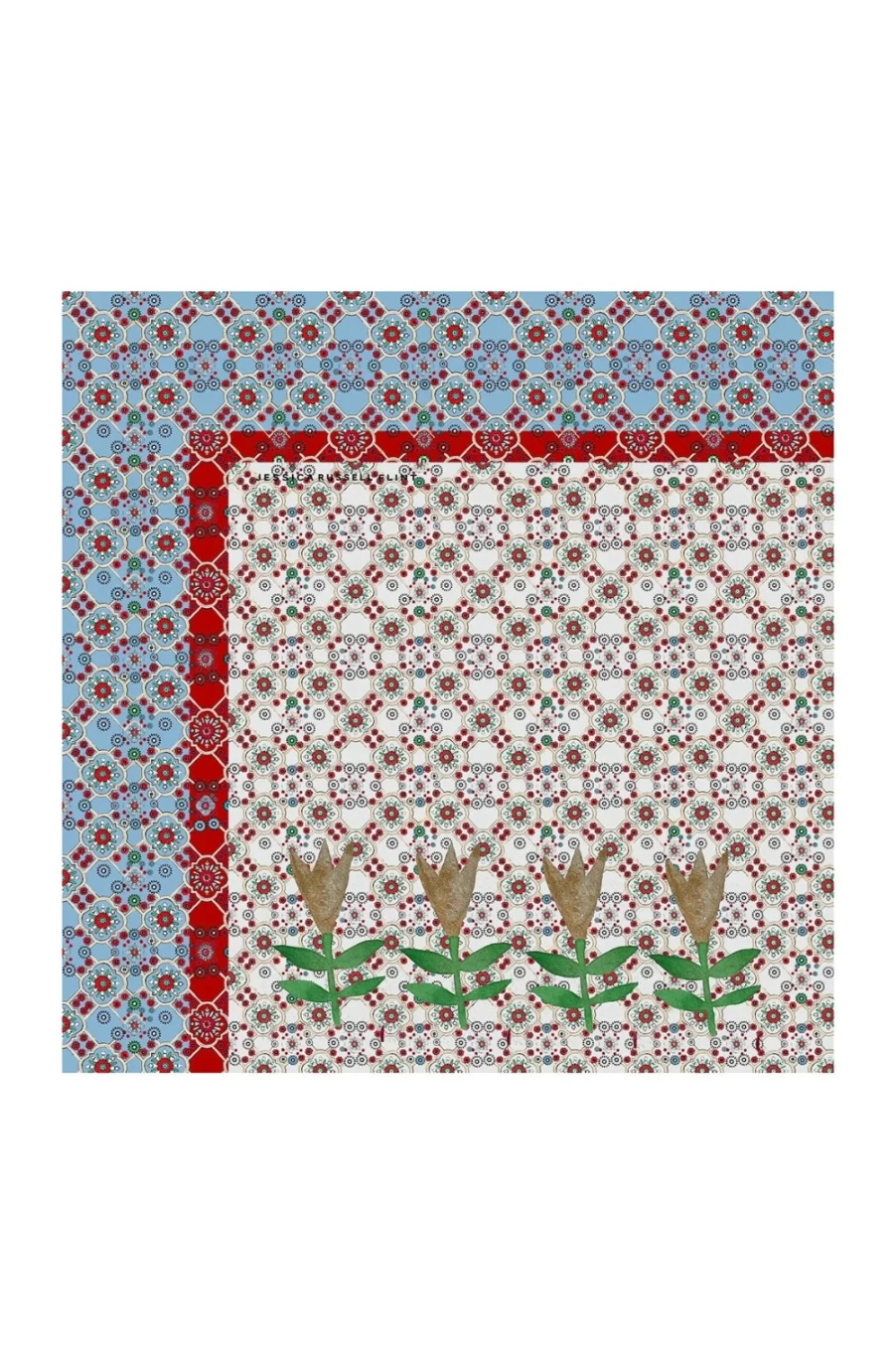Jessica Russell Flint Women's Silk Square Scarf - Pandora Design Elegant Fashion Accessory