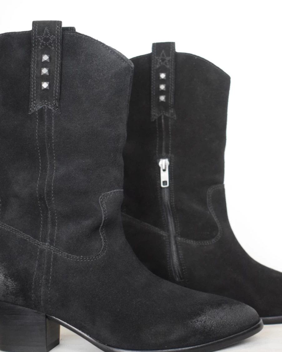 ASH Women's Hooper Boot Soft Black - Stylish & Comfortable Ankle Boots